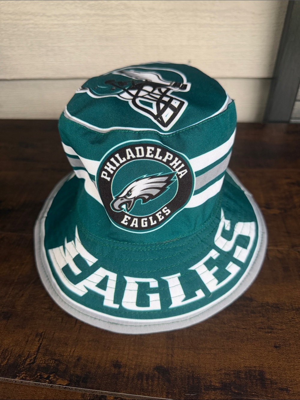 Philadelphia Eagles Teal Bucket Hat